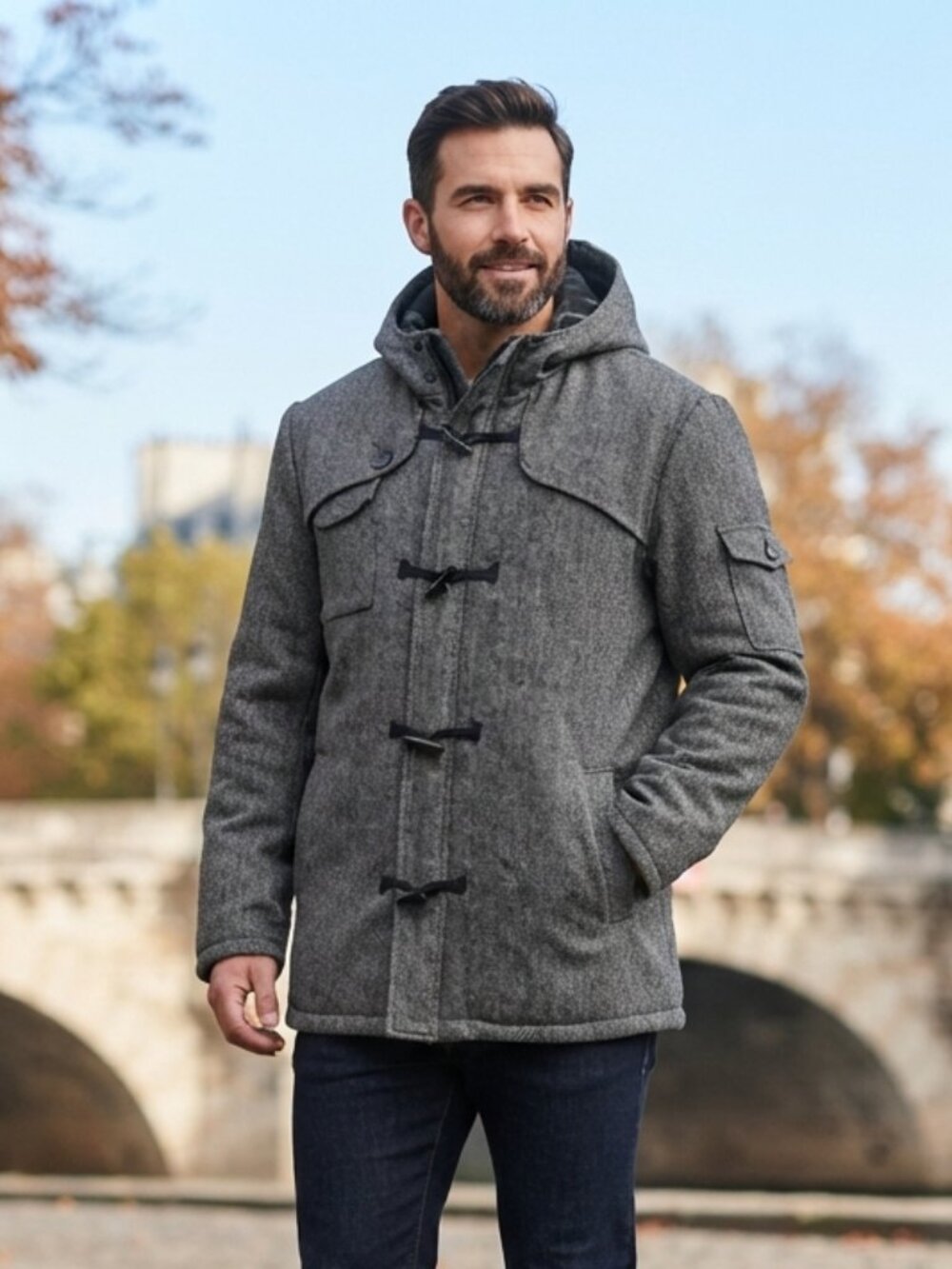 Men’s Brave Soul Black Label Jacket XXL Black Lined Fleece Hood NWT